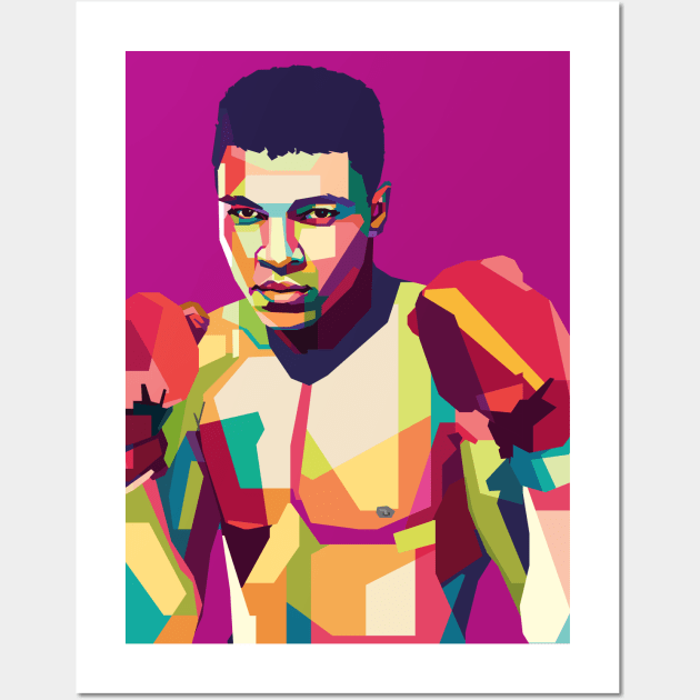 Muhammad Ali The Greatest Wall Art by Creativedy Stuff